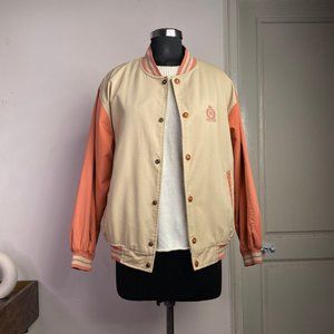 Unisex Cream Bomber Jacket